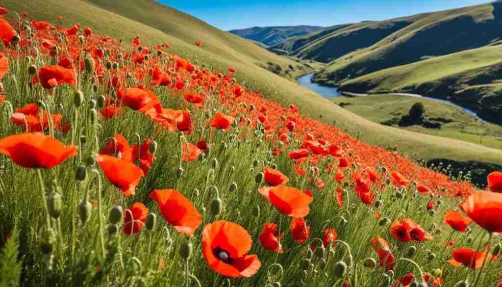 Popular red flowers in Bulgaria