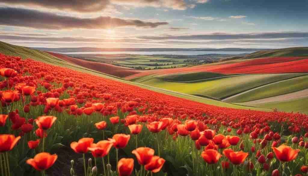 Popular red flowers in Denmark Popular red flowers in Denmark