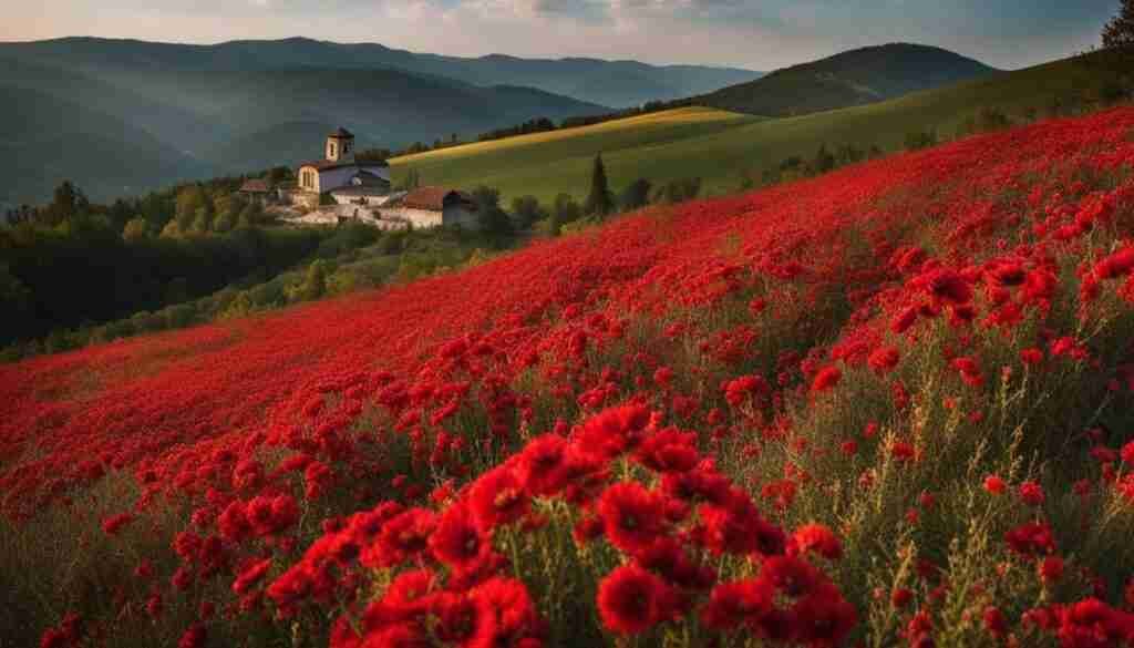 Red Flower Meaning in Bulgarian Culture