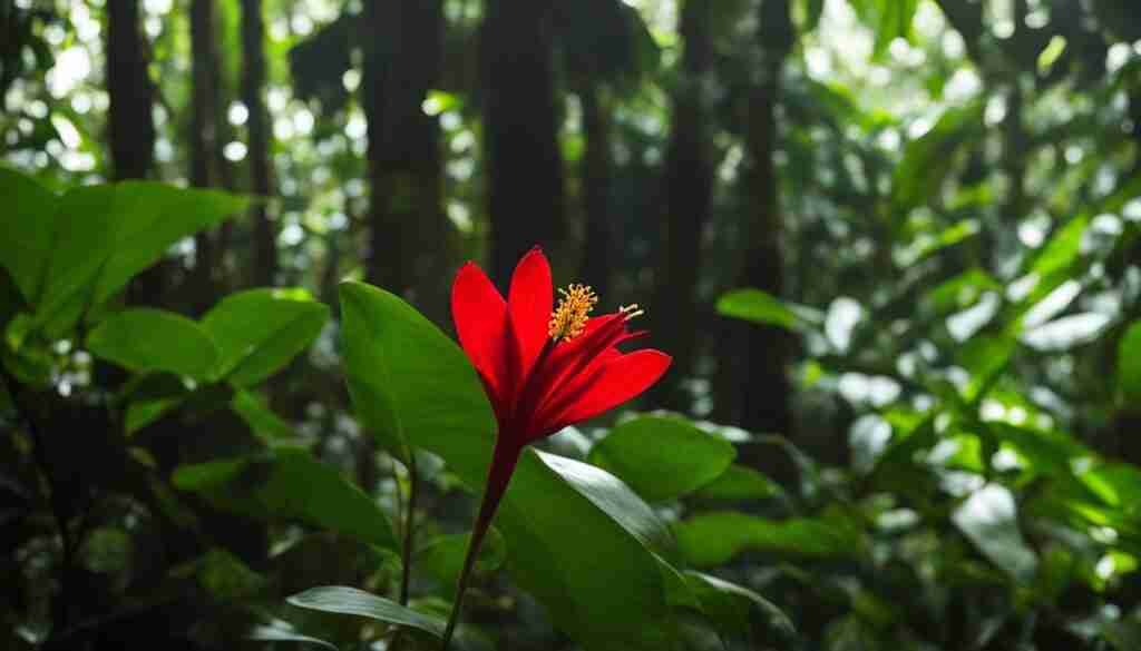 Red Flower Species in Gabon Red Flower Species in Gabon