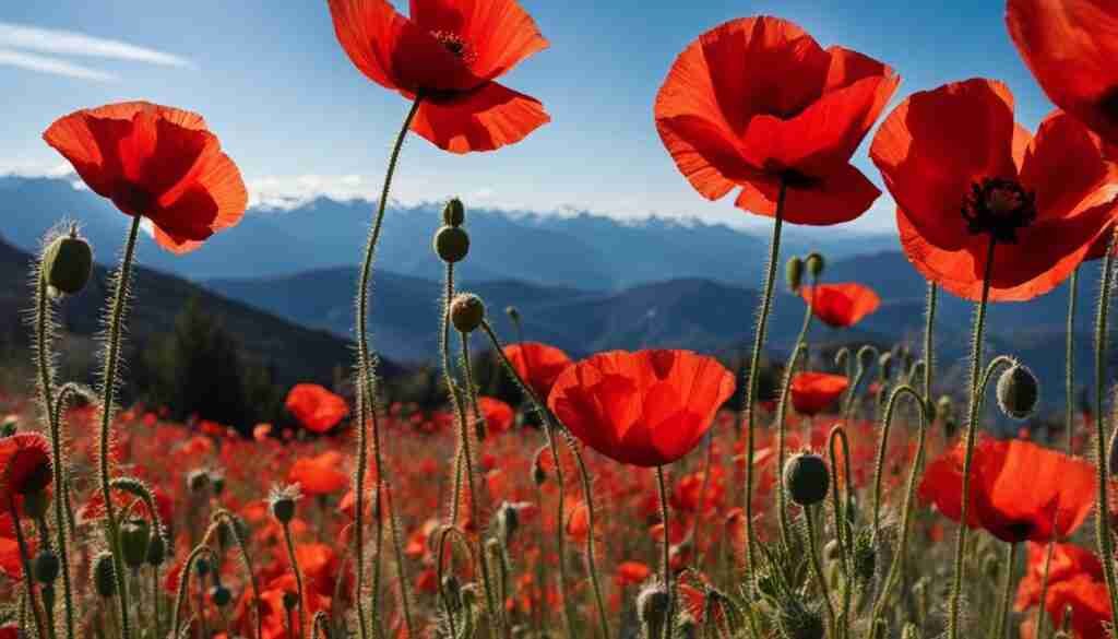Red Flower Varieties in Bulgaria