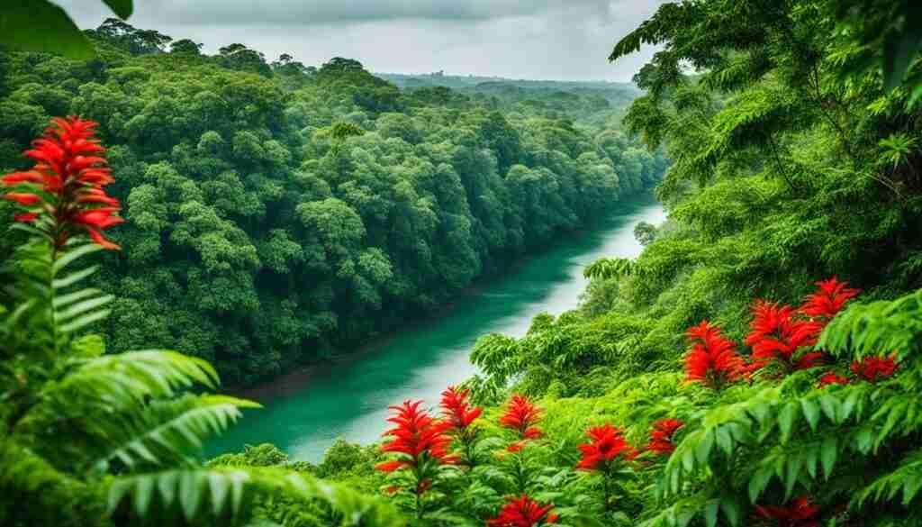 Red Flowers in Côte d'Ivoire Culture