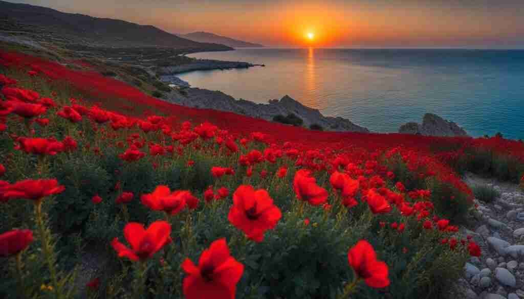 Red Flowers in Culture