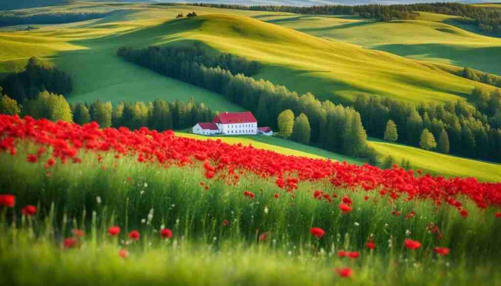 Red Flowers in Culture