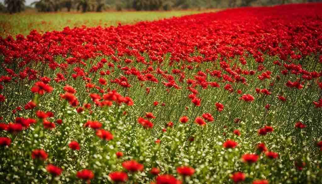 Red Flowers in Culture Red Flowers in Culture