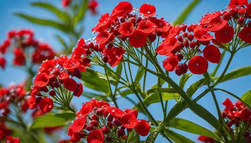 Red Flowers in Culture