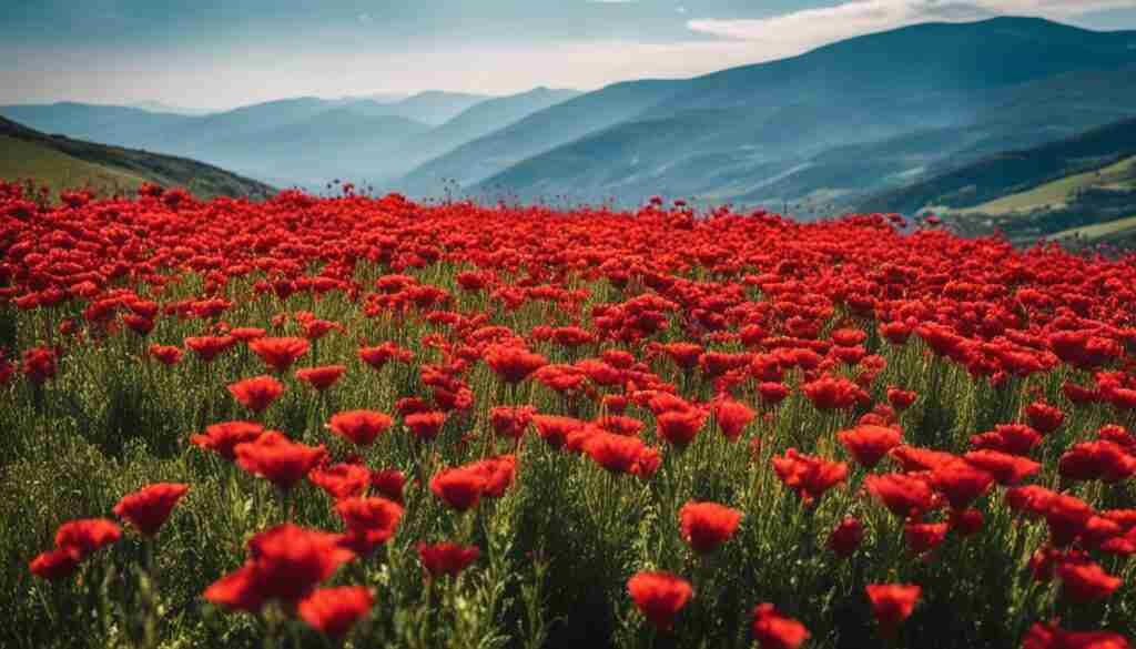 Red Flowers in Culture