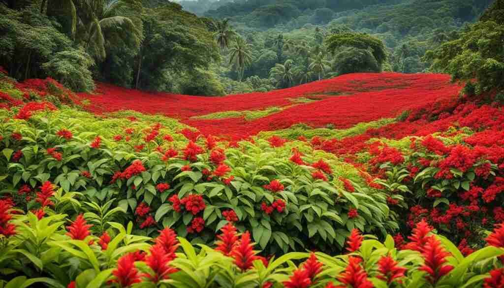 Red Flowers in Culture