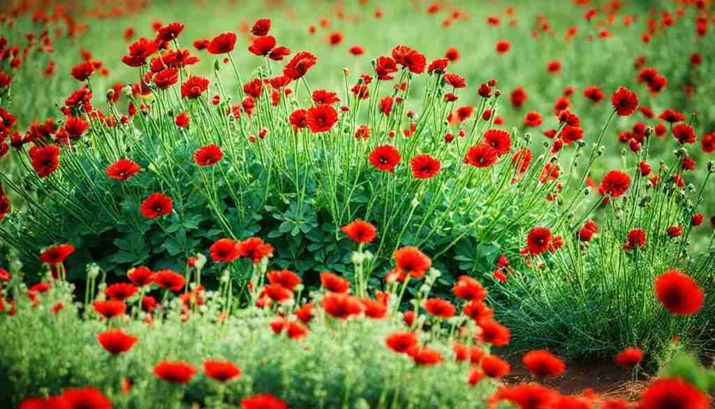 Red Flowers in Culture