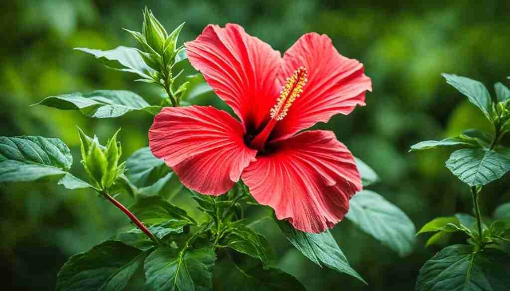 Red Hibiscus in Cabo Verde