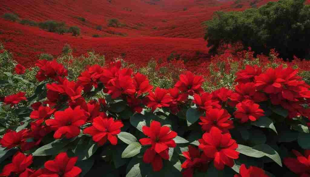 Red flower types in Angola Red flower types in Angola