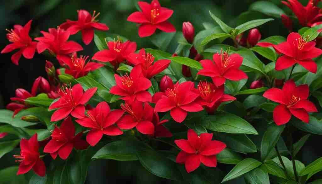 Types of red flowers El Salvador