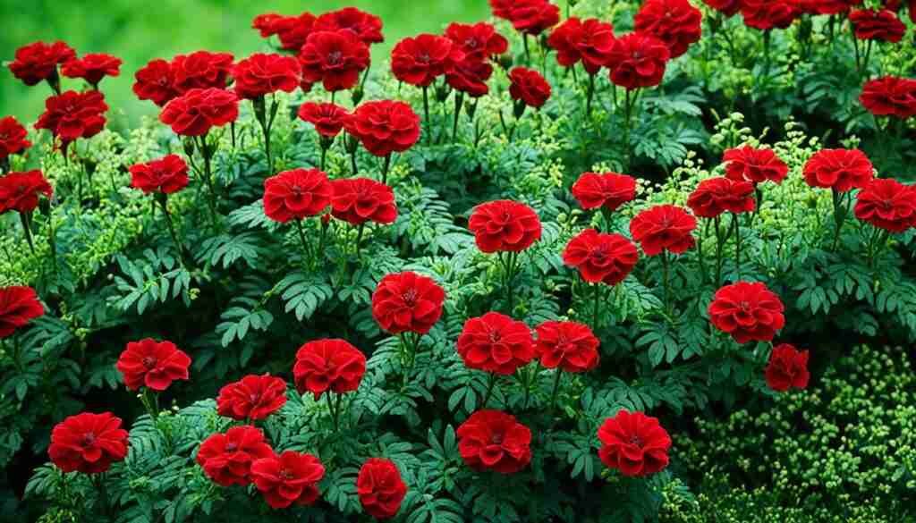 Varieties of red flowers in Lebanon