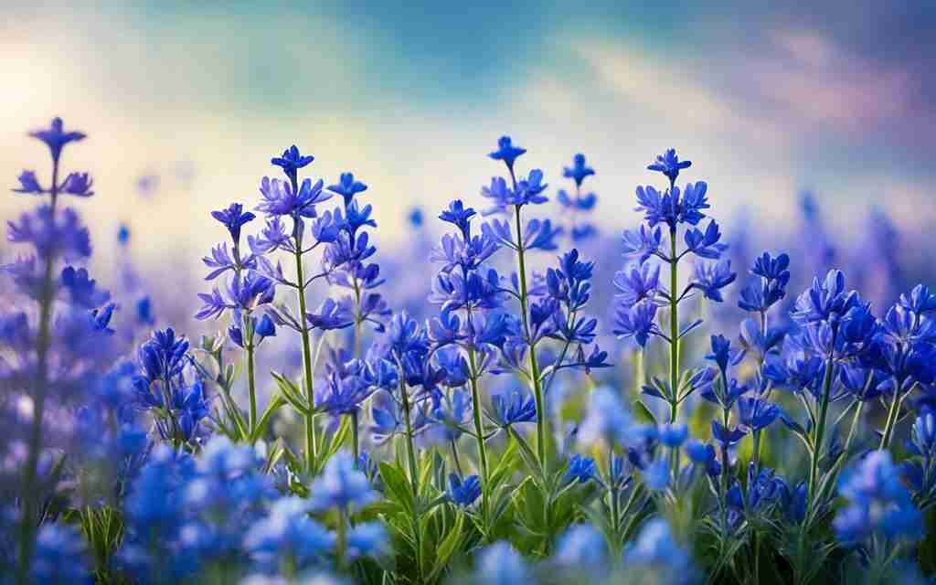 blue flowers spiritual meaning