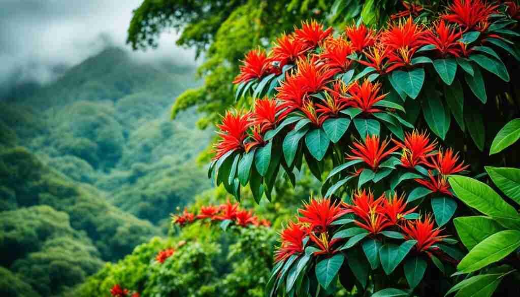 native red flowers native red flowers
