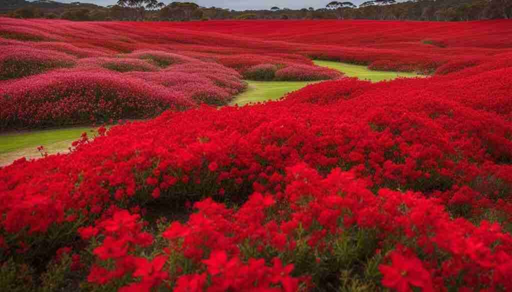 popular red flowers Australia