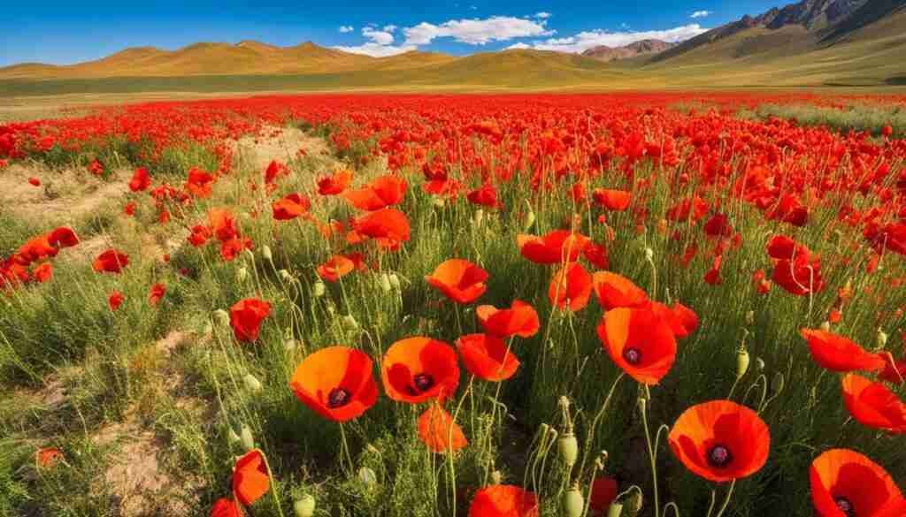 popular red flowers in Kazakhstan popular red flowers in Kazakhstan