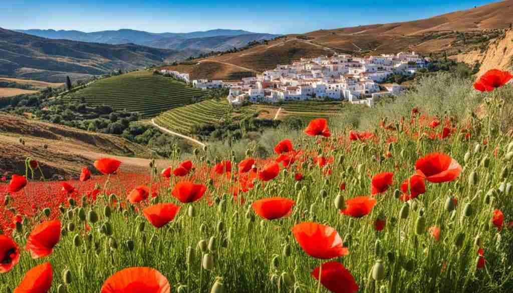 red flowers in Algerian culture