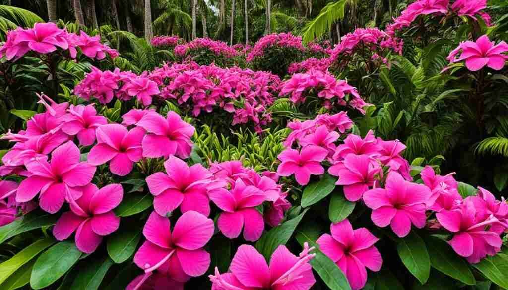Belize Native Pink Blooms
