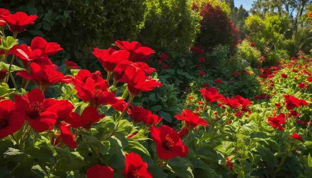Best red flowers for California gardens