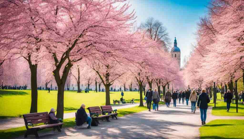 Cherry Blossoms in Munich