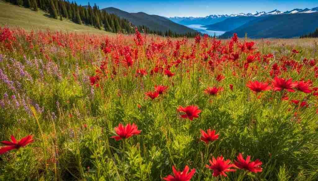 Common red wildflowers in Montana