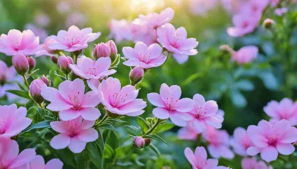 Different Shades of Pink Floral Blooms