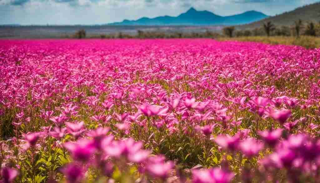 Different Shades of Pink Floral Blooms