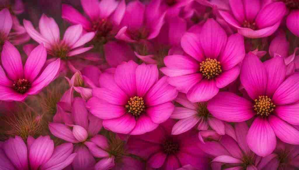 Different Shades of Pink Floral Blooms