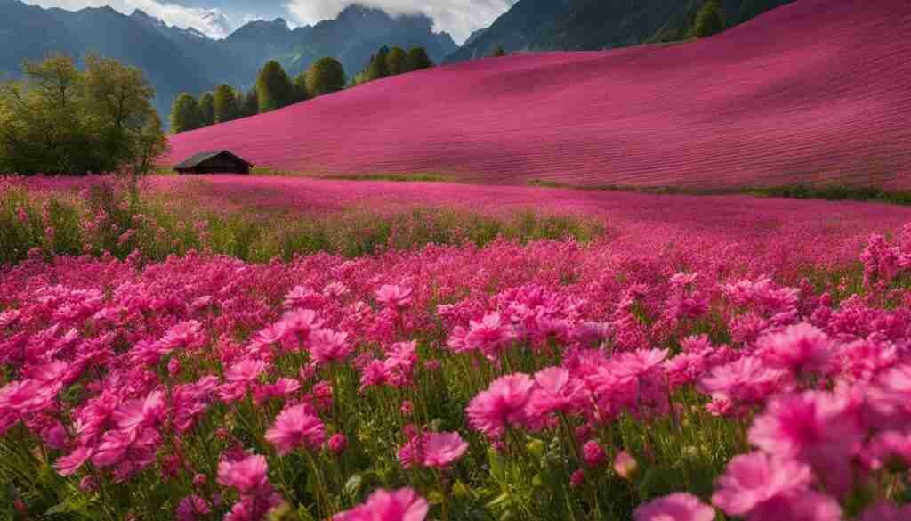 Different Shades of Pink Floral Blooms Different Shades of Pink Floral Blooms