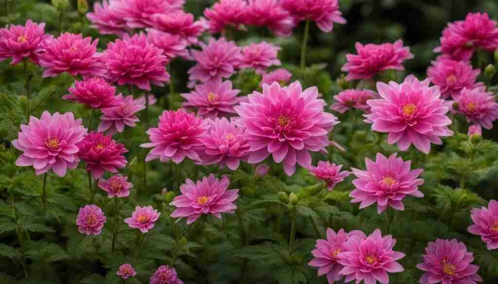Different Shades of Pink Floral Blooms