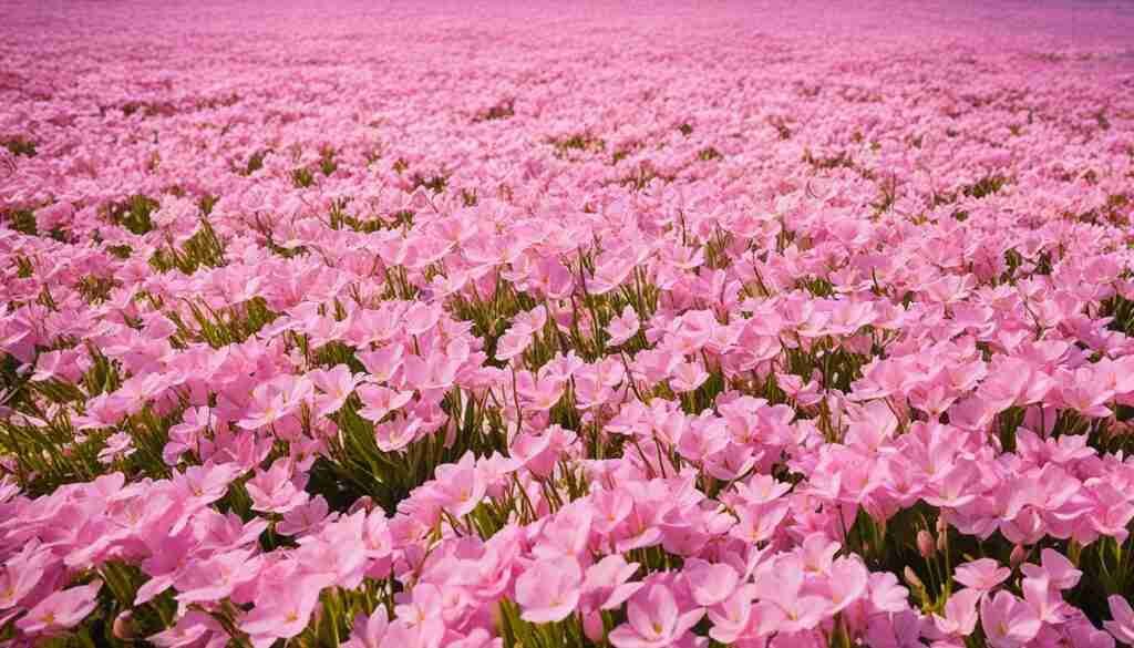 Different Shades of Pink Floral Blooms