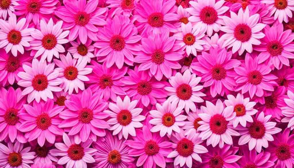 Different Shades of Pink Floral Blooms