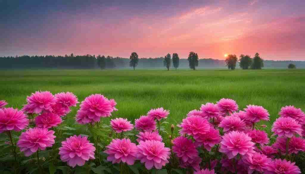 Different Shades of Pink Floral Blooms