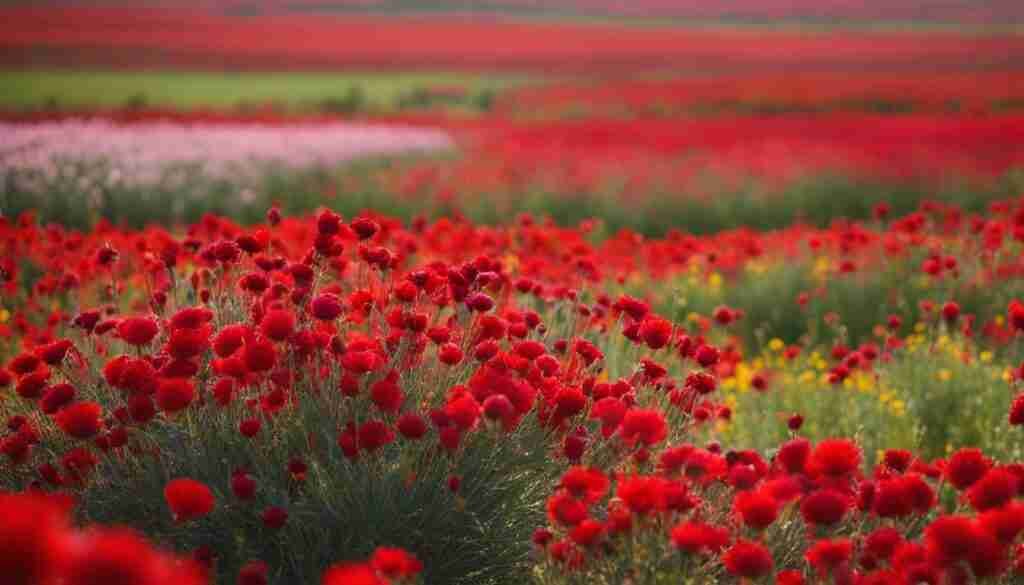 Different Shades of Red Floral Blooms Different Shades of Red Floral Blooms