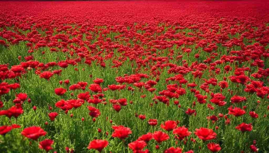Different Shades of Red Floral Blooms Different Shades of Red Floral Blooms