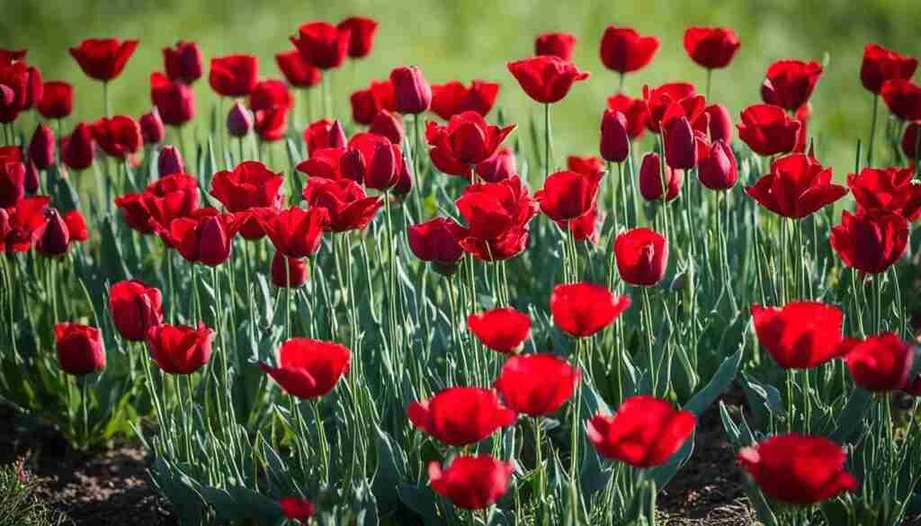 Different Shades of Red Floral Blooms Different Shades of Red Floral Blooms