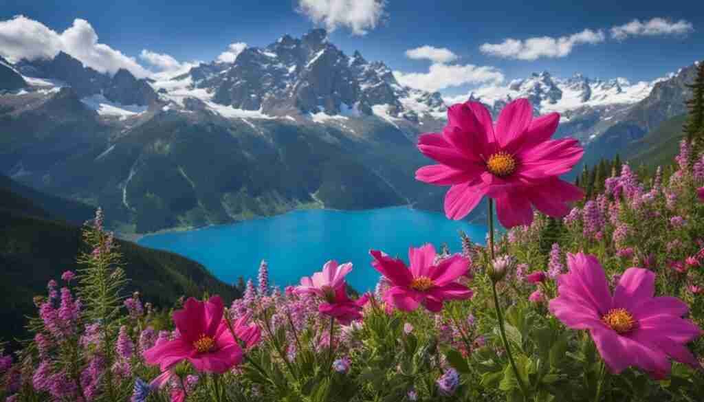 Edelweiss, Alpine Rose, Blue Gentian Edelweiss, Alpine Rose, Blue Gentian