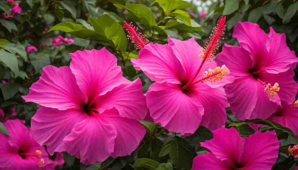 Grenada pink blossoms
