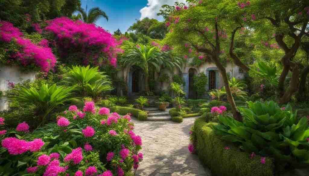 Haitian pink flowers Haitian pink flowers