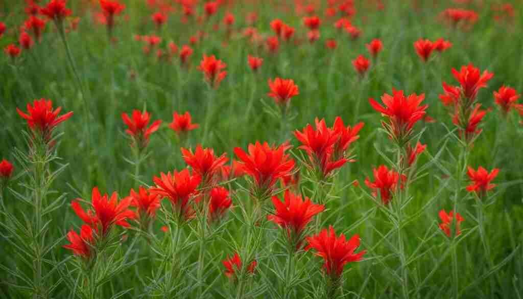 Indian Paintbrush - A Striking Native Red Wildflower