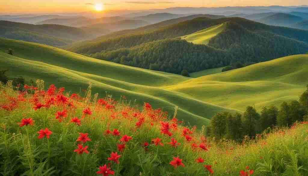 Native Red Wildflowers in North Carolina