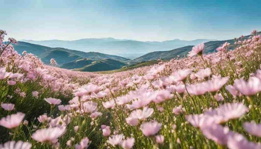 Pink Blooms in Albania Pink Blooms in Albania