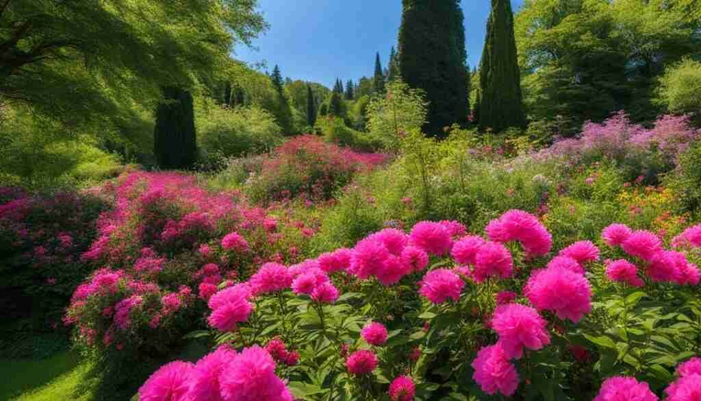 Pink Flower Garden Belize