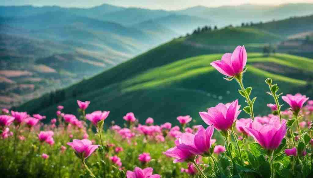 Pink Flower Meaning in Iranian Culture