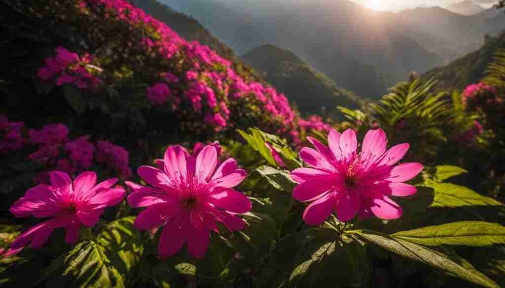 Pink Flower Types in Guatemala