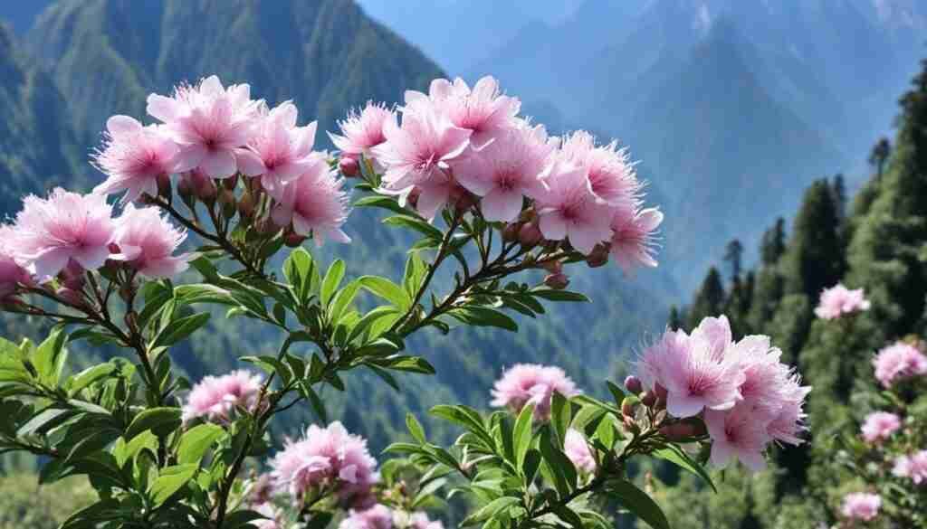 Pink Flower Varieties in Bhutan Pink Flower Varieties in Bhutan