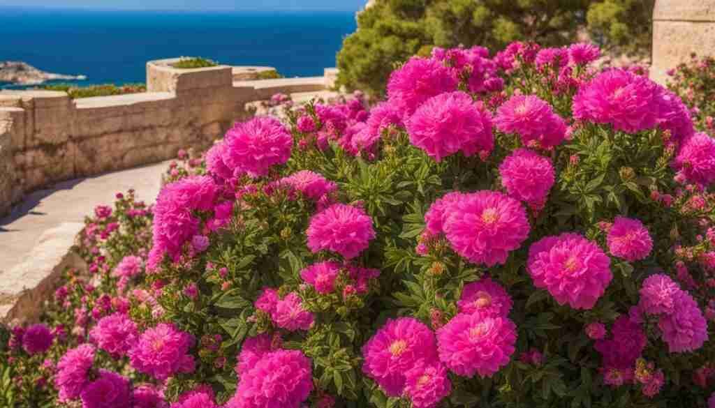 Pink Flower Varieties in Malta