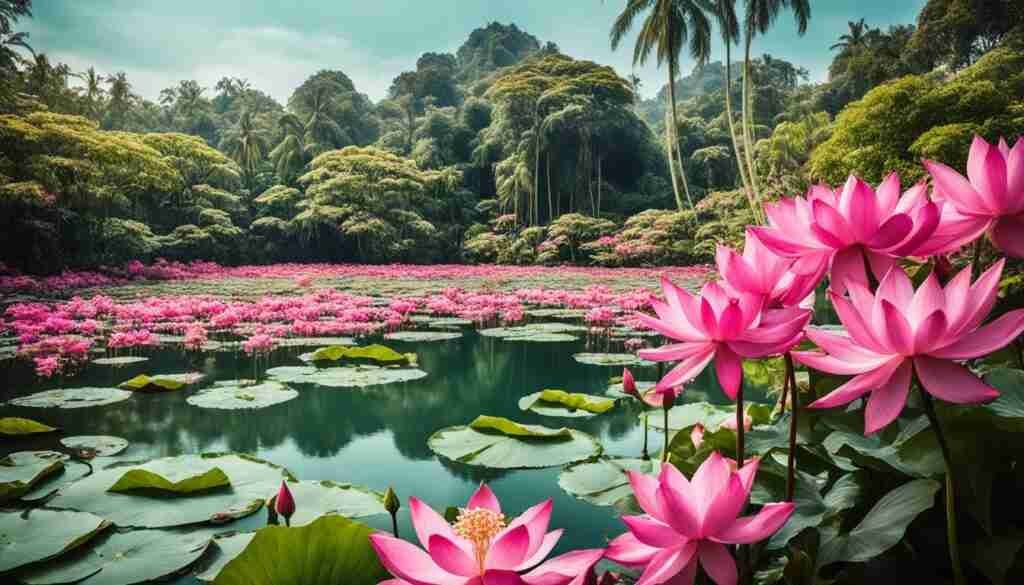 Pink Flower Varieties in Myanmar