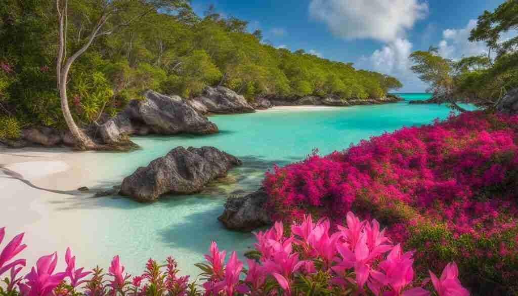 Pink Flower Varieties in the Bahamas